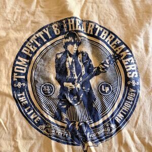 Tom Petty and the Heartbreakers Live Anthology Shirt Yellow Mustard Plus Size 2X